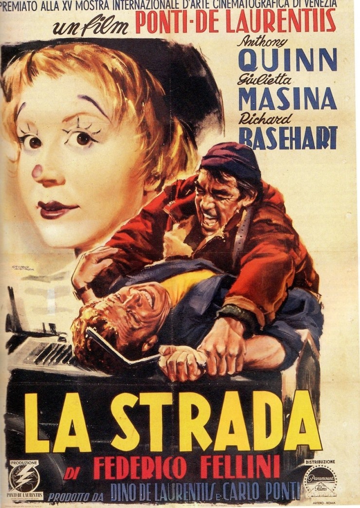길.La Strada.1954.BW Photo-Image