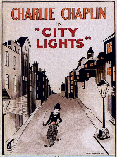 시티 라이트.City Lights (Charlie Chaplin).1931.BW Photo-Image