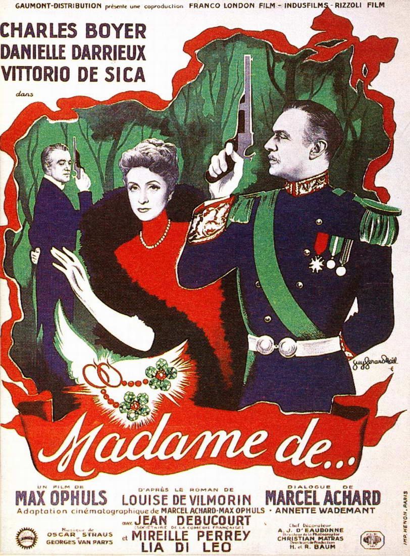 마담드.The Earrings Of Madame De.1953.BW Photo-Image