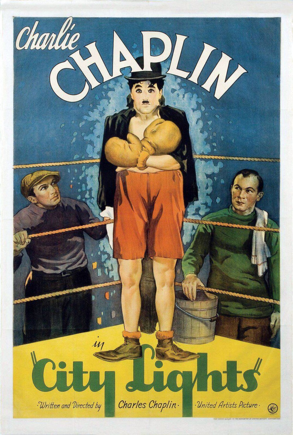 시티 라이트.City Lights (Charlie Chaplin).1931.BW Photo-Image