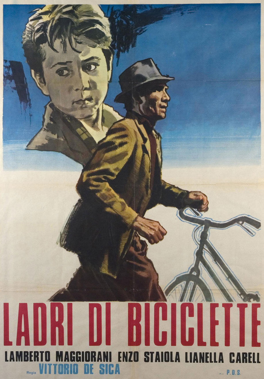 자전거 도둑.Bicycle Thieves.1948.BW Photo-Image