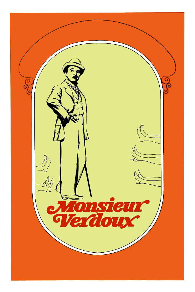 살인광시대.Monsieur Verdoux(Charlie Chaplin).1947.BW Photo-Image