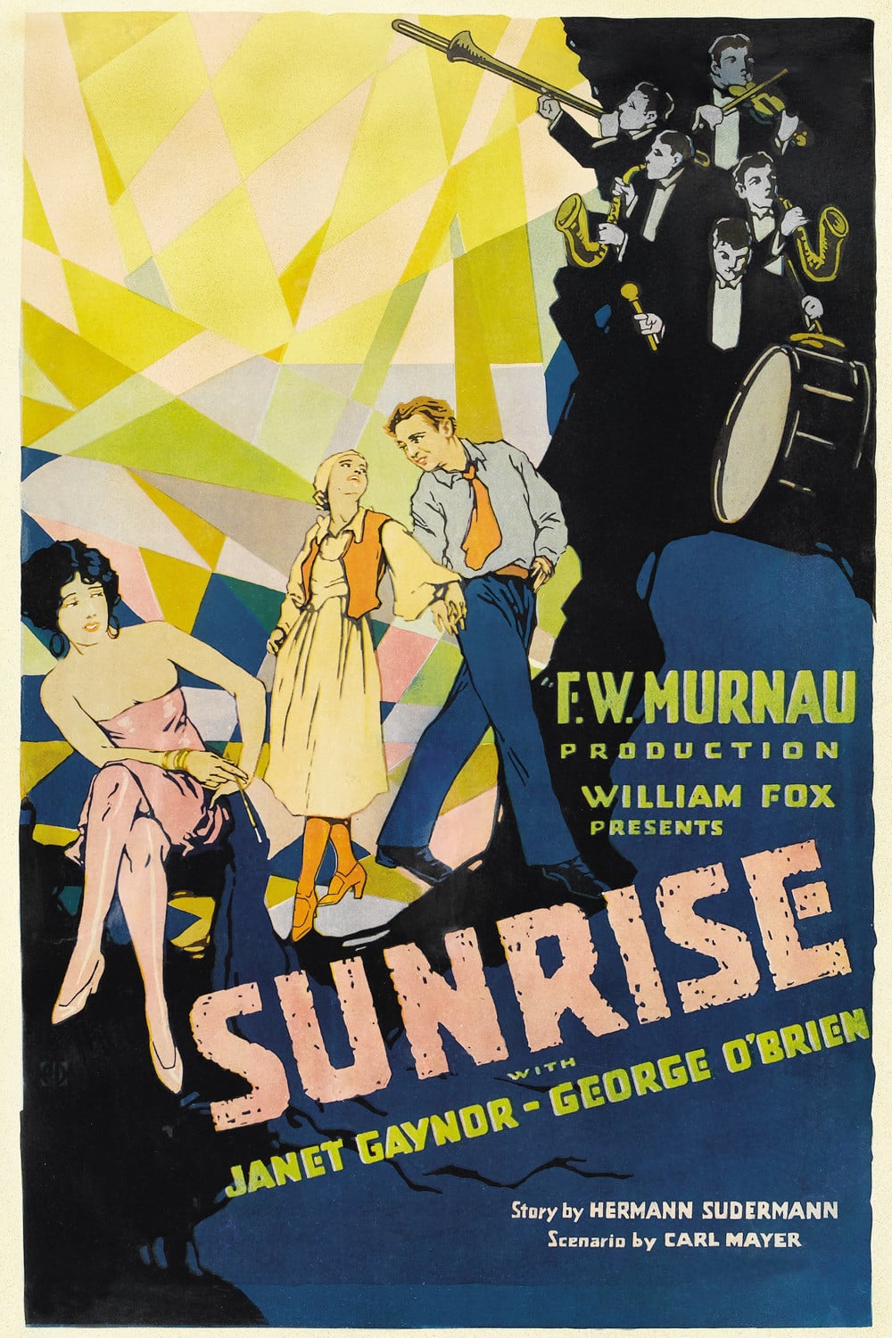 선라이즈.Sunrise.A Song Of Two Humans.1927.BW Photo-Image