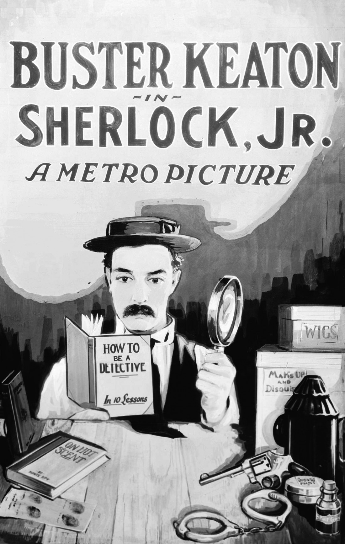 셜록2세.Sherlock Jr.(Buster Keaton).1924.1080p.BW Photo-Image