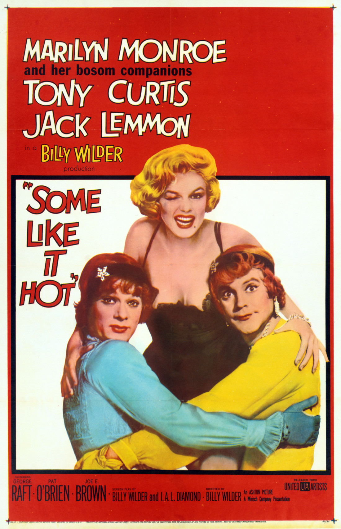 뜨거운것이좋아.Some Like It Hot.1959.BW Photo-Image