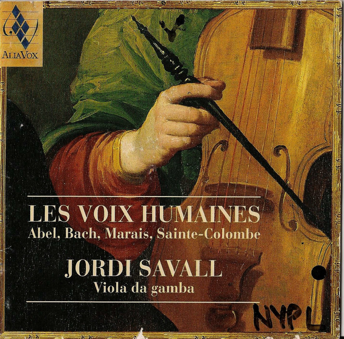 [Jordi Savall] Sarabande A L Espagnol-Marin Marais (Les Voix Humaines-1998) Photo-Image