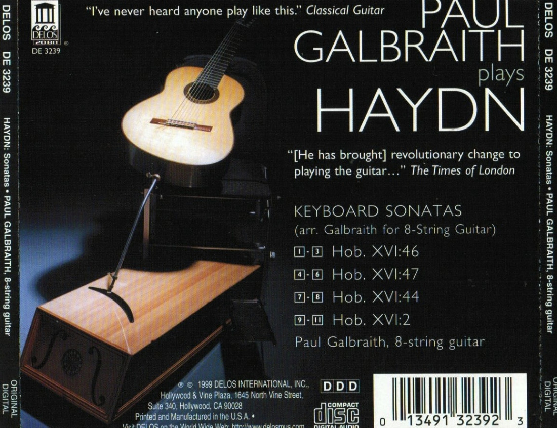 [Paul Galbraith] Haydn-Sonata in F Major (A),Hob.XVI_47 I.Moderato (Plays Haydn) Photo-Image