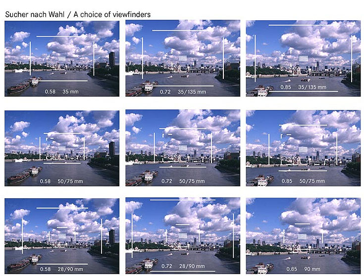 Leica M 시리즈 뷰파인더 (ViewFinder) 배율 (0.58,0.72.0.85) Photo-Image