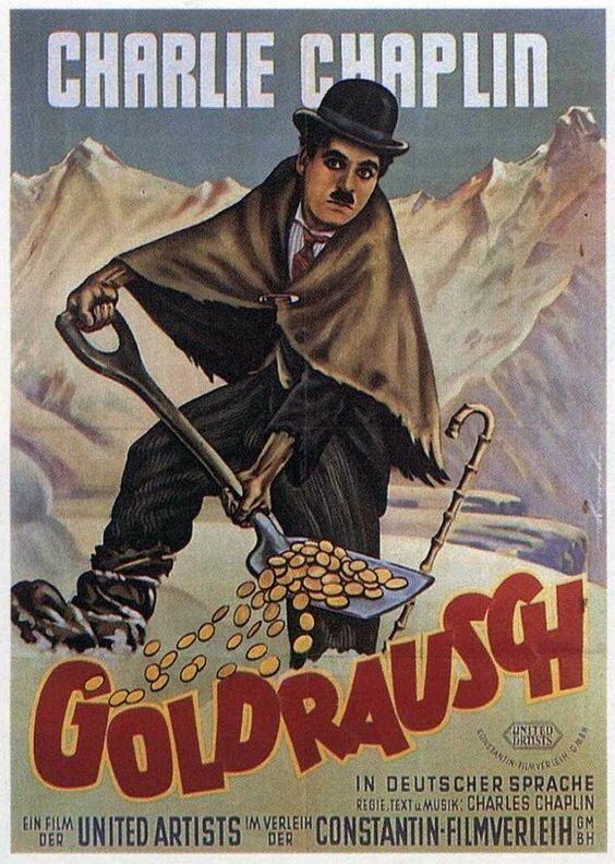 황금광시대.The Gold Rush (Charlie Chaplin).1925.BW Photo-Image