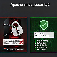 Apache: (mod_security2) HTML Header 에서 Server: 부분 감춤