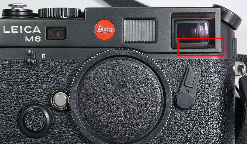 Leica M 시리즈 뷰파인더 (ViewFinder) 배율 (0.58,0.72.0.85) Photo-Image