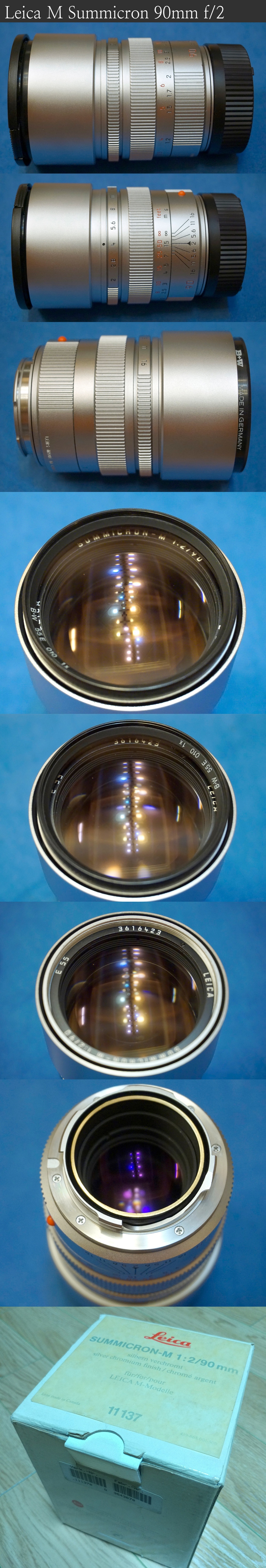 라이카 Summilux-M 35mm F1.4 Titan ASPH (450),Leica Summicron-M 90mm F2 E55 (150),M4 Black 블… Photo-Image