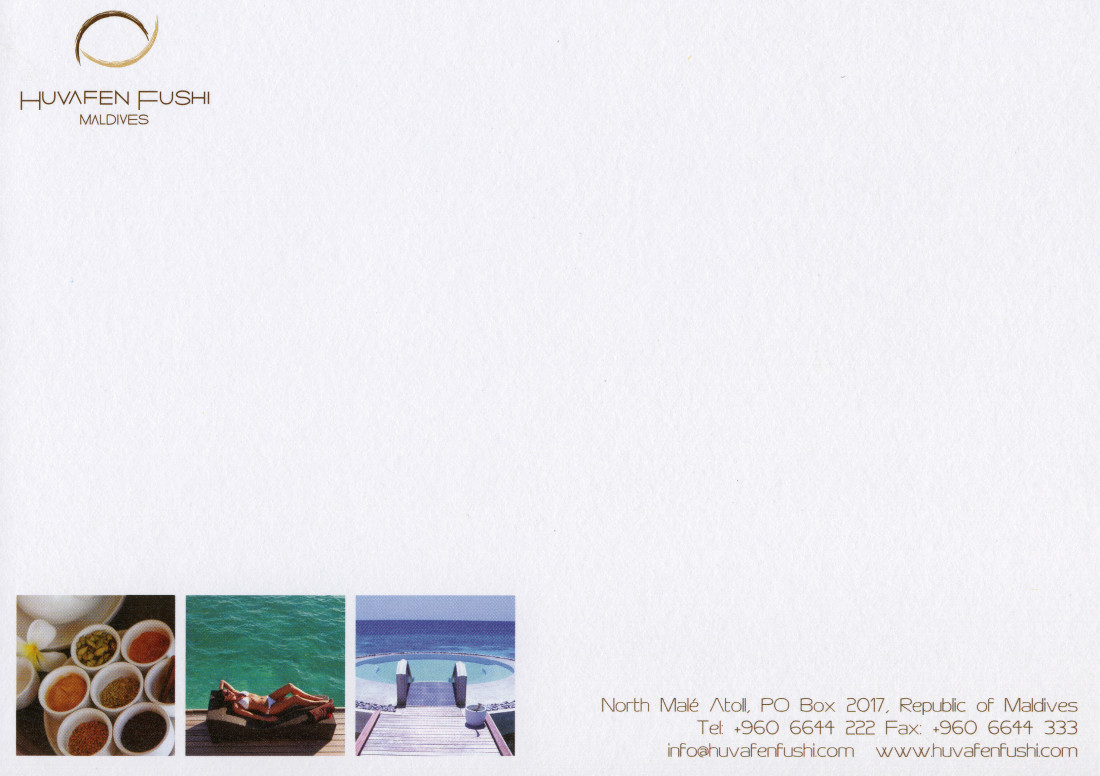 엽서) 후아펜푸쉬,몰디브 (Fuvafen Fushi,Maldives) Photo-Image