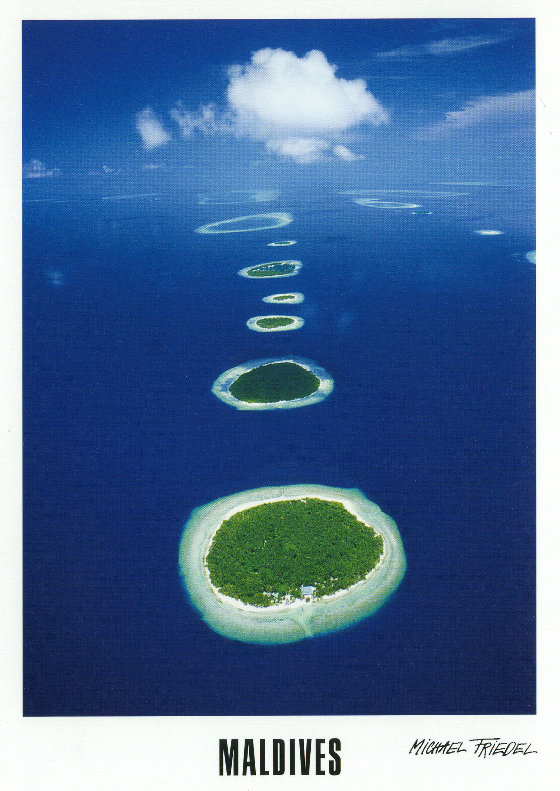 엽서) 후아펜푸쉬,몰디브 (Fuvafen Fushi,Maldives) Photo-Image