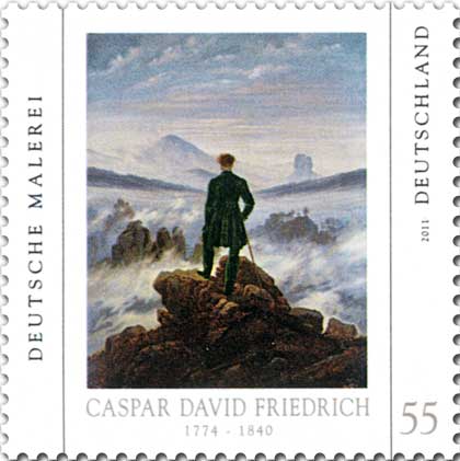 [Caspar David Friedrich] 카스파르 다비트 프리드리히,안개 바다 위의 방랑자 Photo-Image