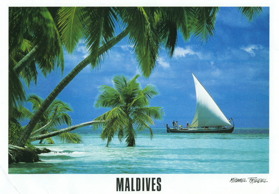 후아펜푸쉬,몰디브 (Fuvafen Fushi,Maldives) 엽서 Photo-Image