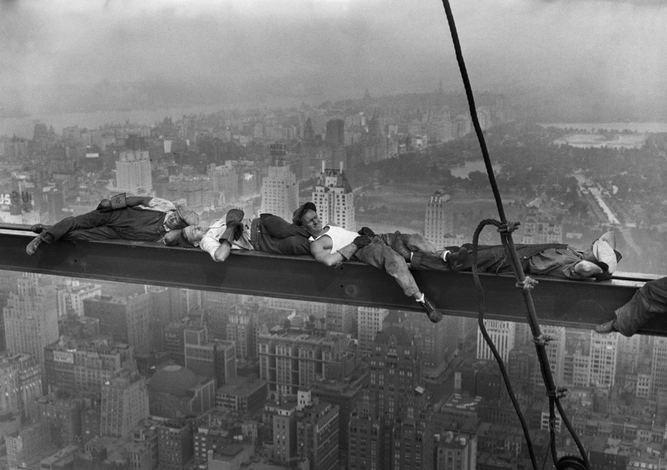 마천루 위에서의 점심 식사 (Lunch atop a Skyscraper) Photo-Image