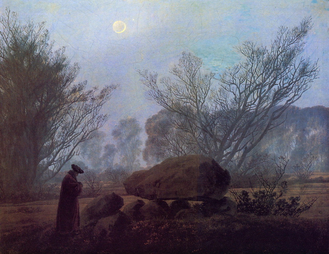 [Caspar David Friedrich] 카스파르 다비트 프리드리히,안개 바다 위의 방랑자 Photo-Image