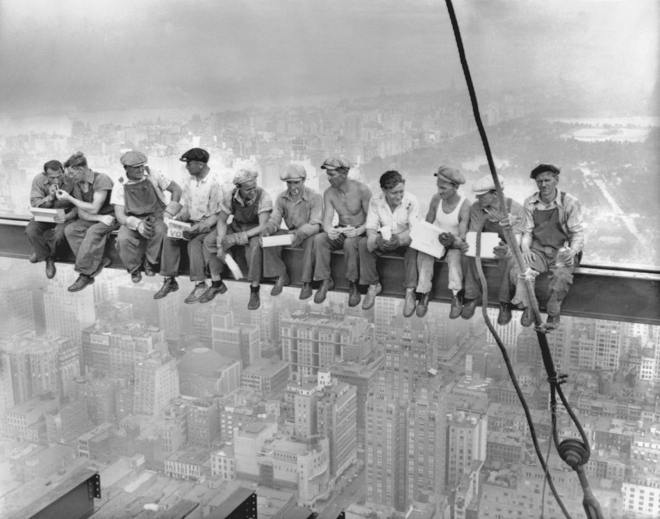 마천루 위에서의 점심 식사 (Lunch atop a Skyscraper) Photo-Image