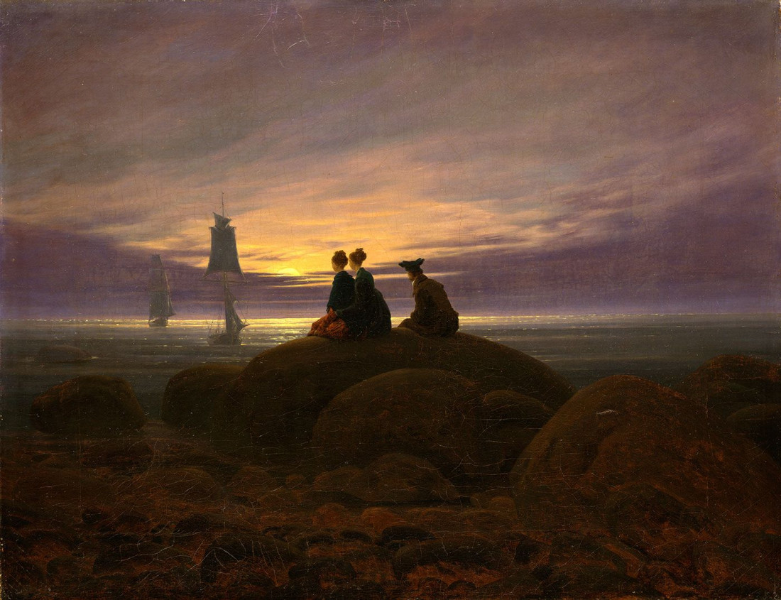 [Caspar David Friedrich] 카스파르 다비트 프리드리히,안개 바다 위의 방랑자 Photo-Image