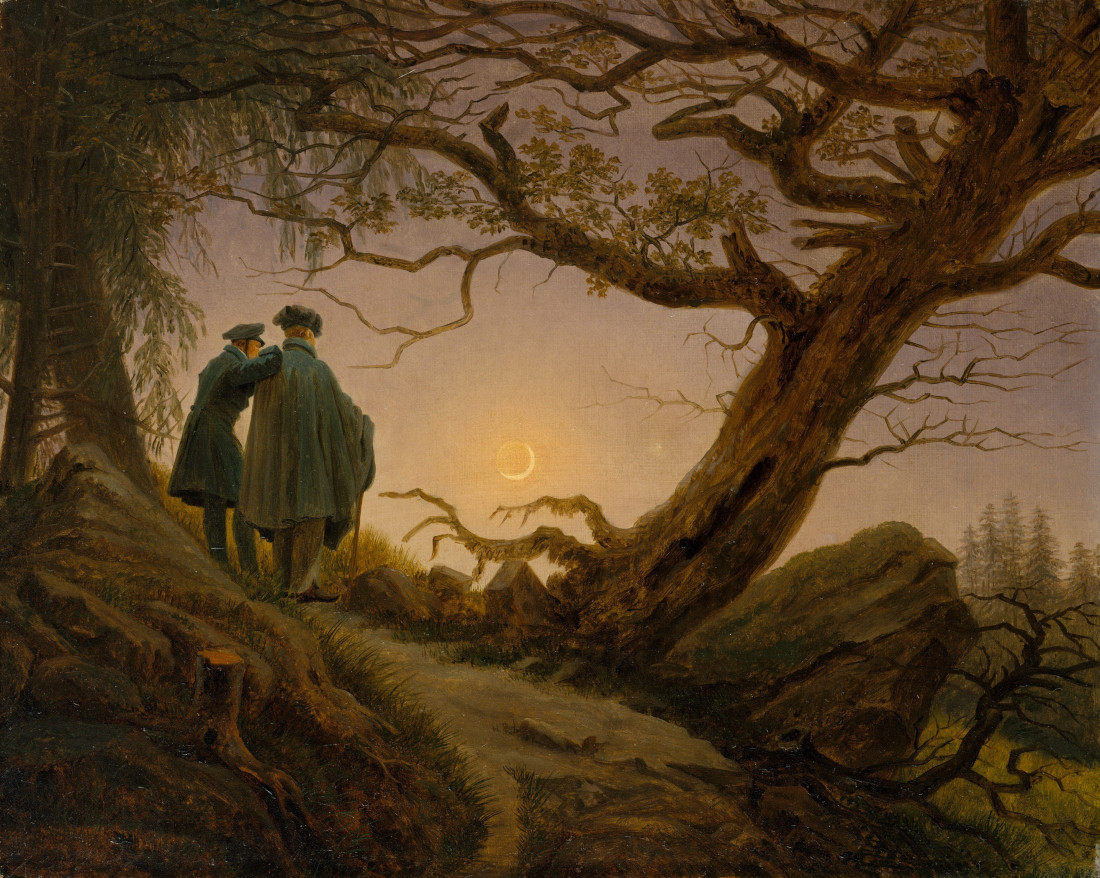 [Caspar David Friedrich] 카스파르 다비트 프리드리히,안개 바다 위의 방랑자 Photo-Image