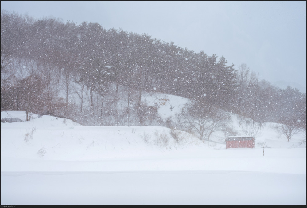 설국 풍경 (Snowy Landscape) 1 Photo-Image