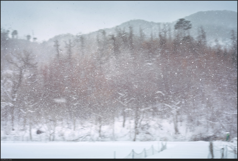 설국 풍경 (Snowy Landscape) 1 Photo-Image